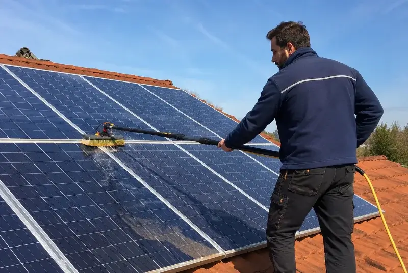 Nettoyage et entretien de panneaux solaires à Aveize